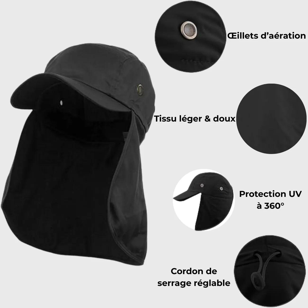 Casquette Randonnée Anti UV