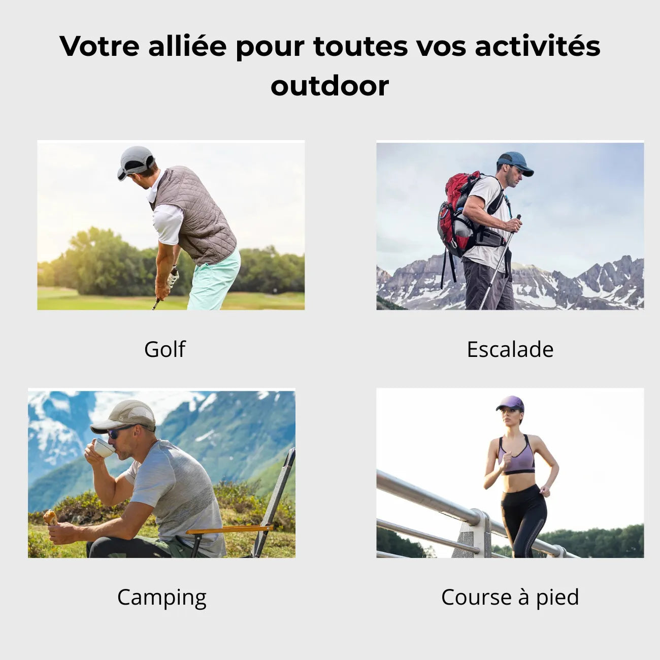 Casquette de Trekking Montagne