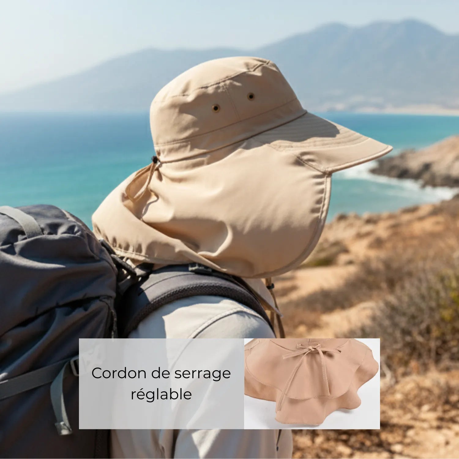 Chapeau Randonnée Femme Anti-UV