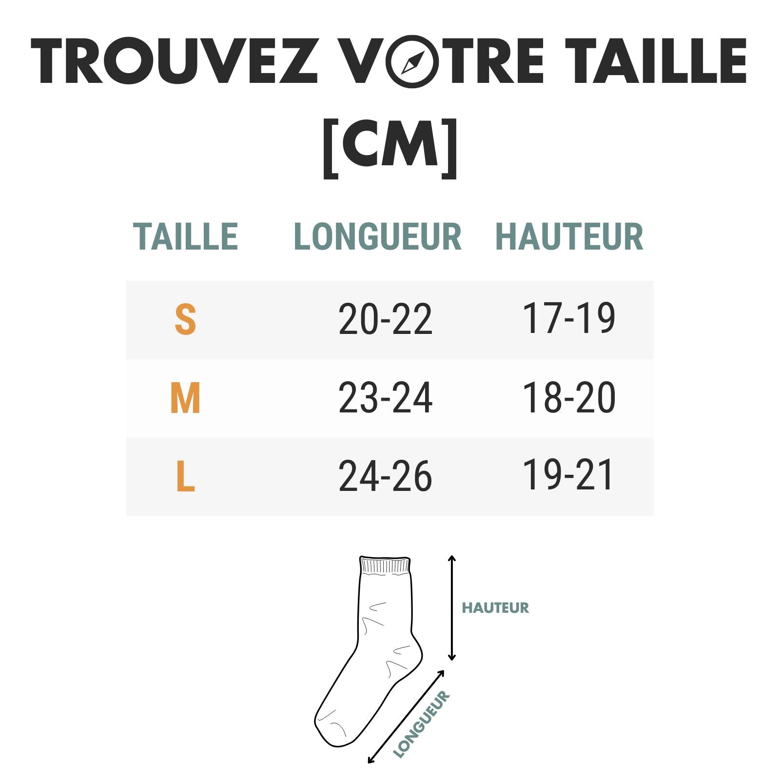 Chaussette Imperméable Randonnée