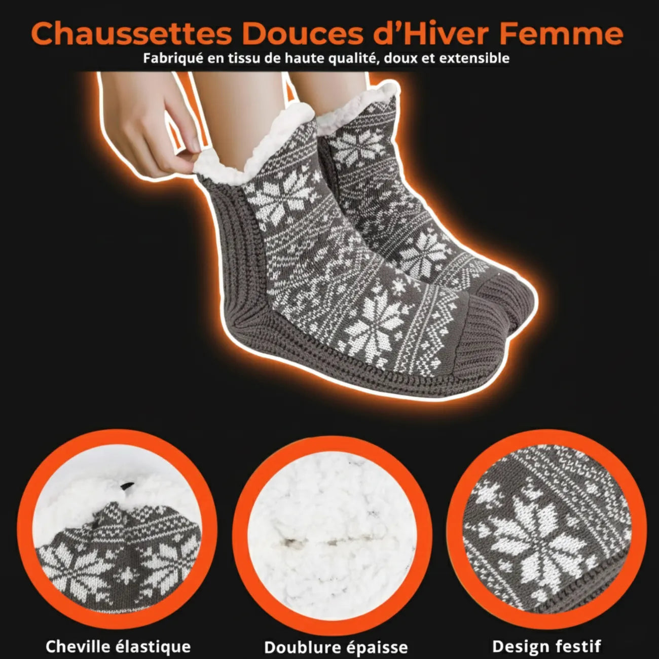 Chaussettes Thermiques Polaires
