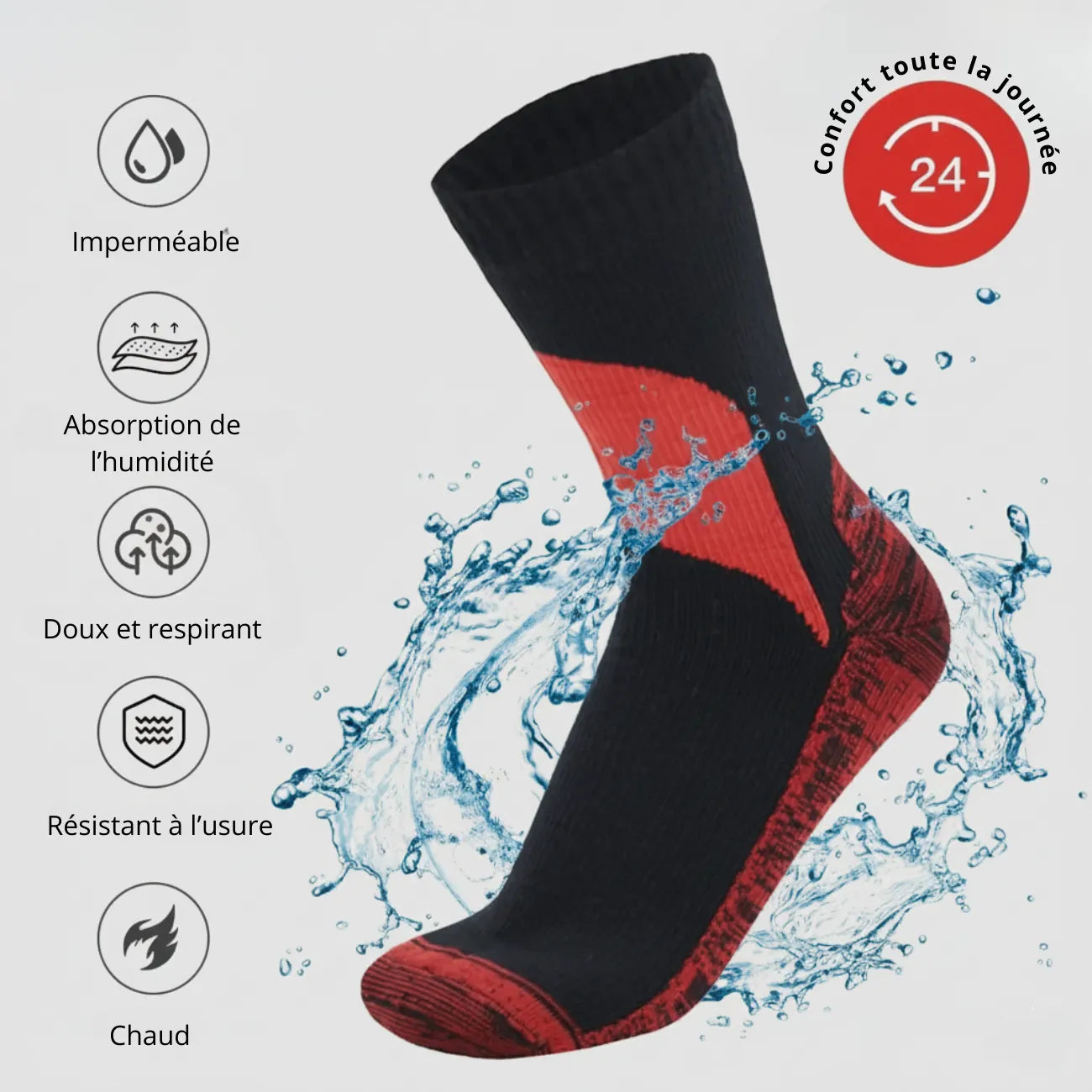 Chaussettes Étanches Randonnée