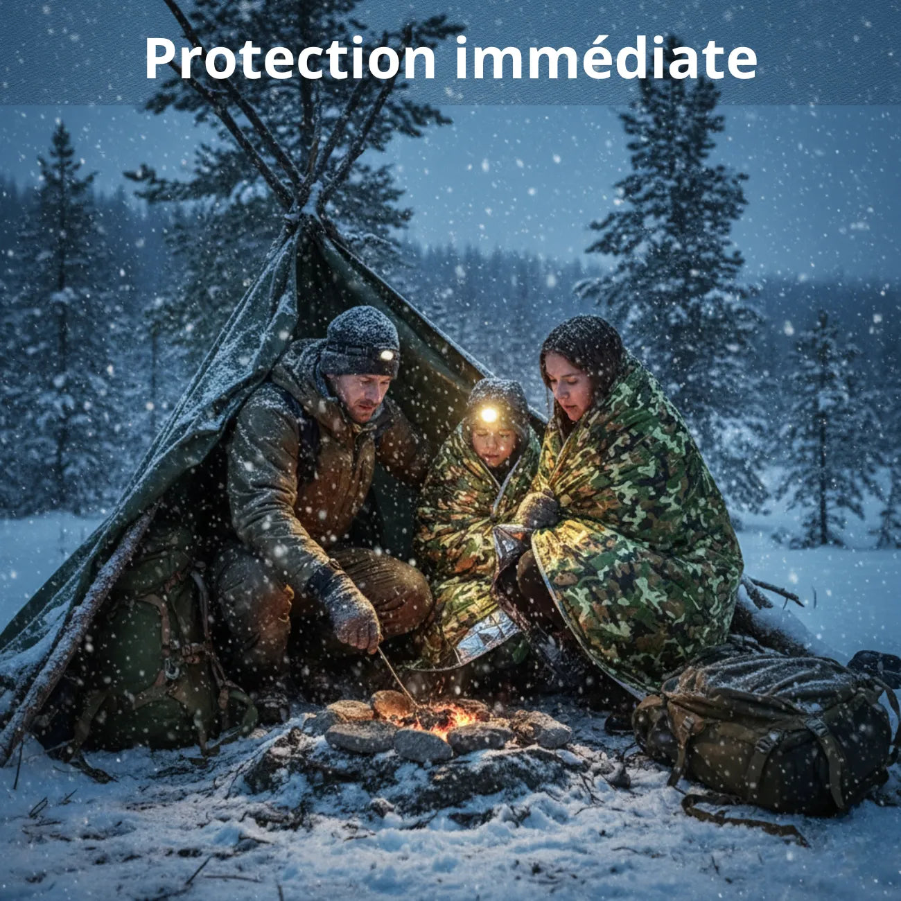 Couverture de Survie Camouflage