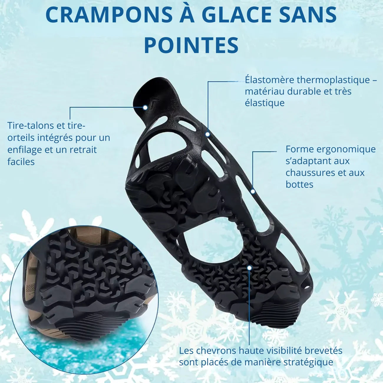 Crampon Neige pour Chaussure