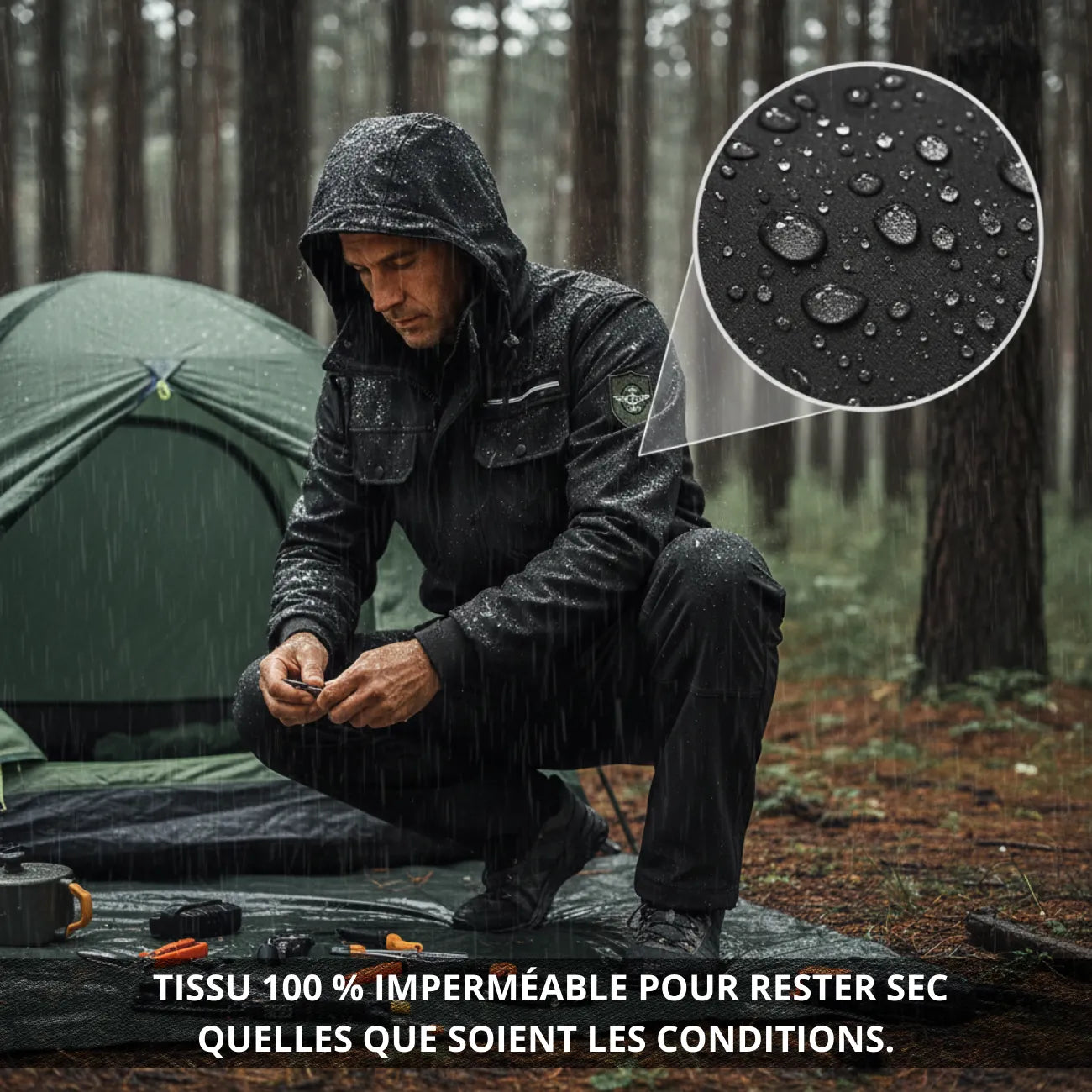 Ensemble Outdoor à Capuche