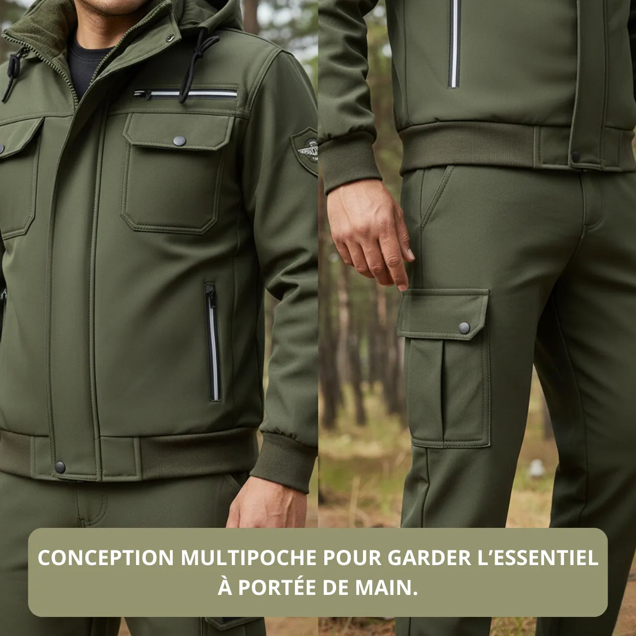 Ensemble Outdoor à Capuche