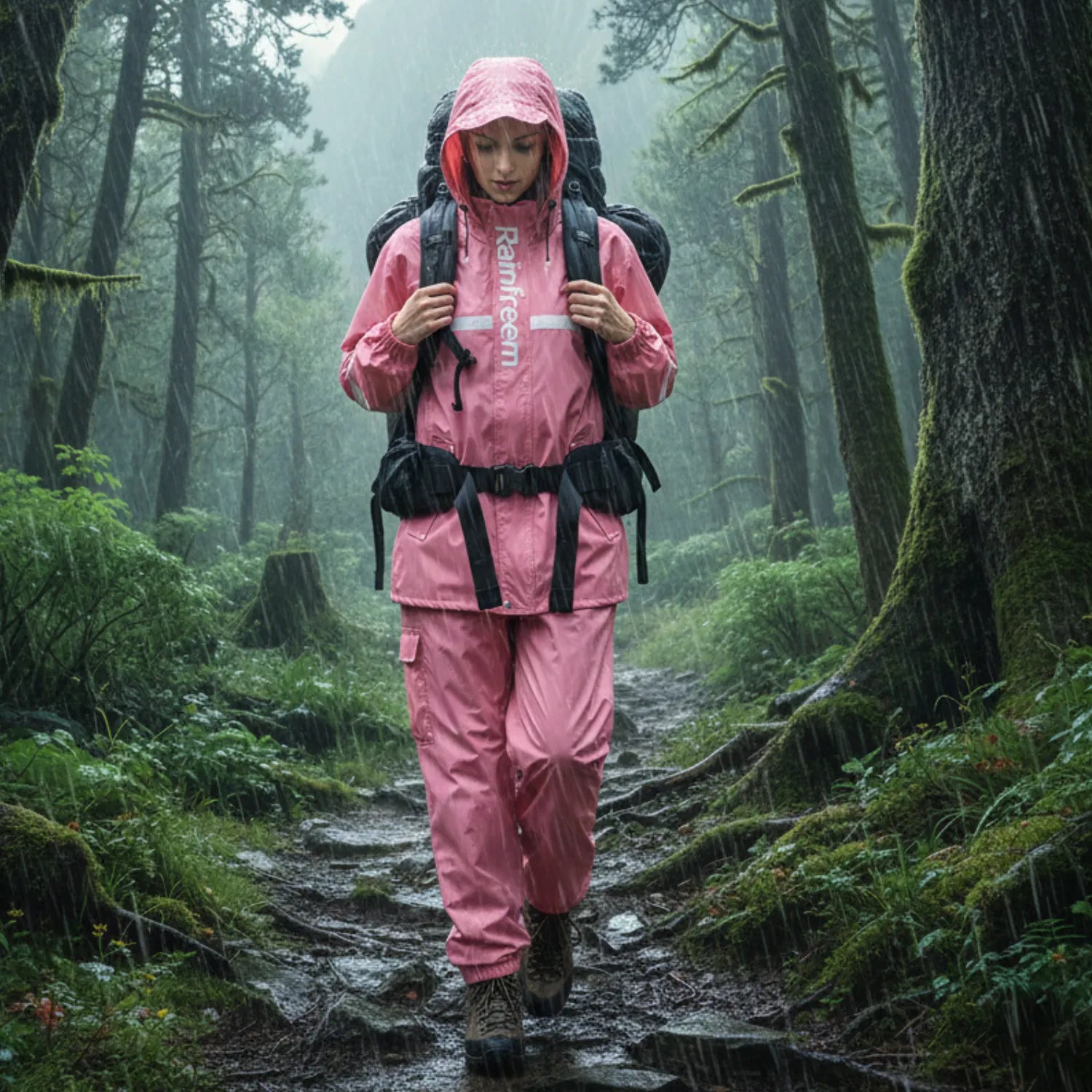 Ensemble de Pluie Randonnée