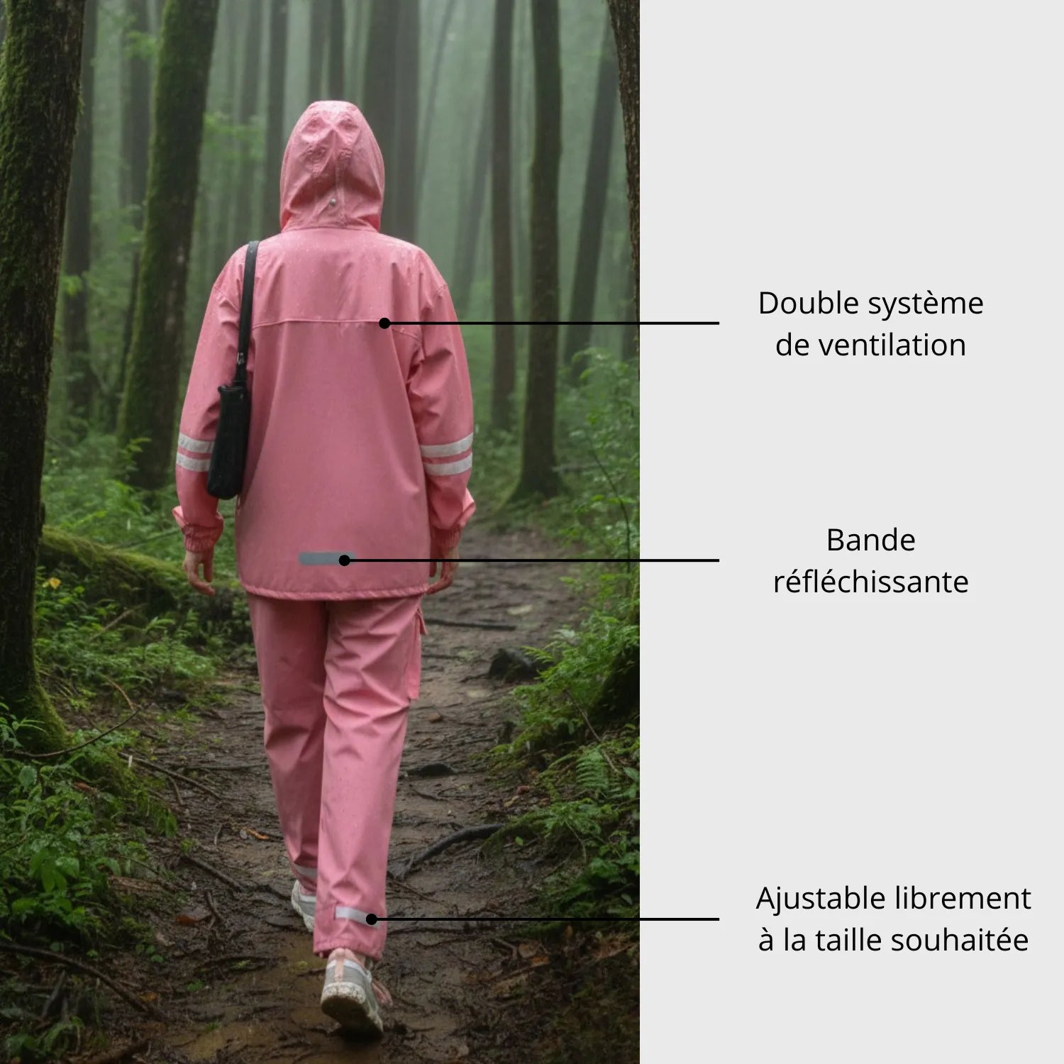 Ensemble de Pluie Randonnée