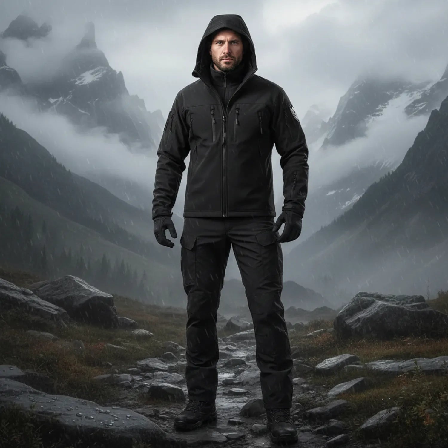 Ensemble de Randonnée Softshell