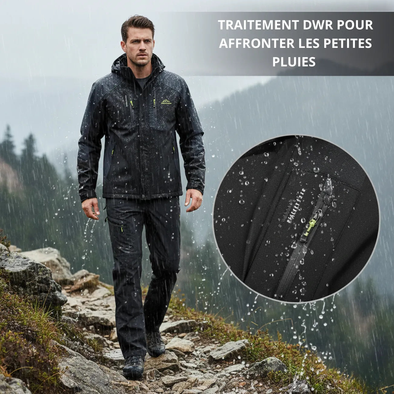 Ensemble de Trekking DWR - Homme