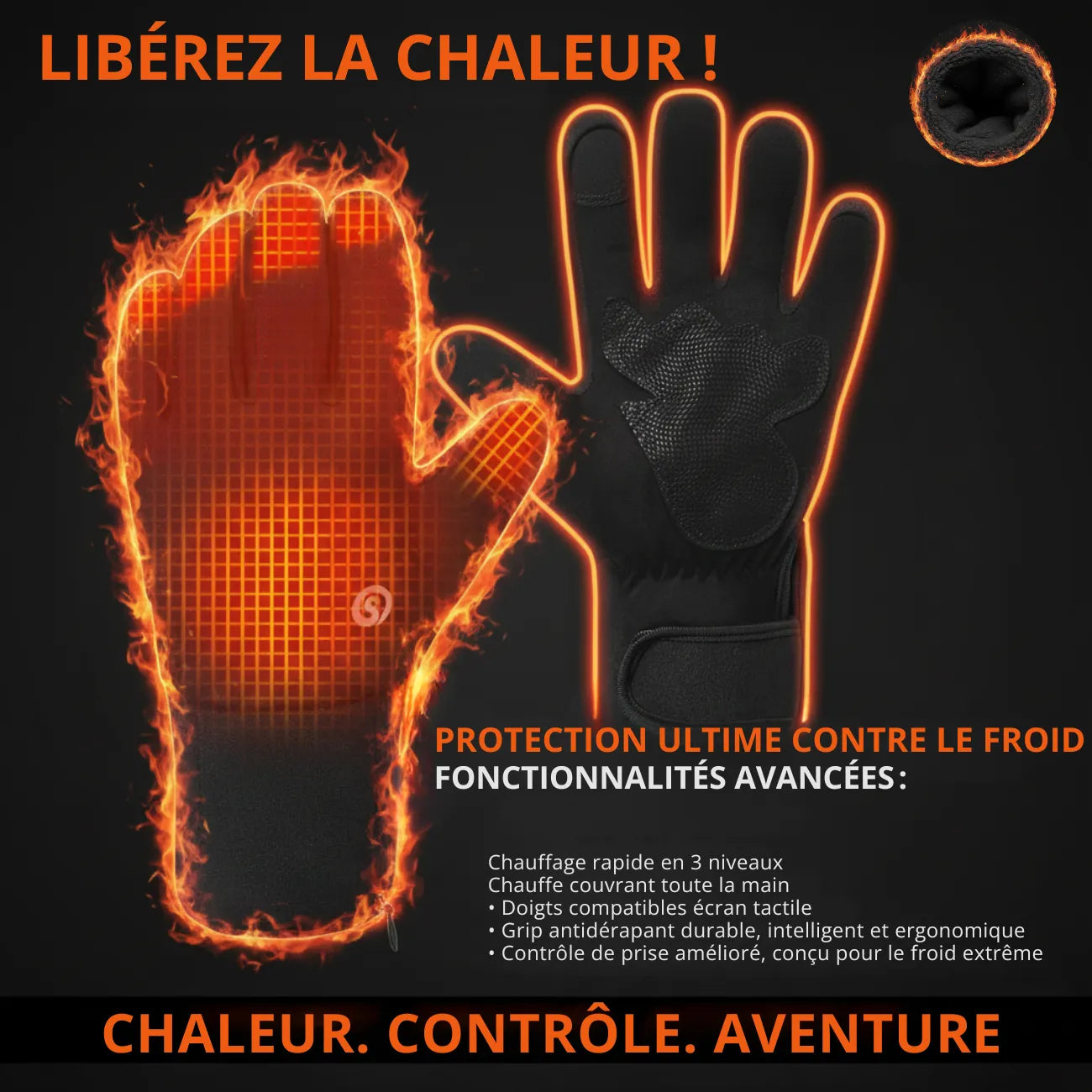 Gants Thermiques Rechargeables