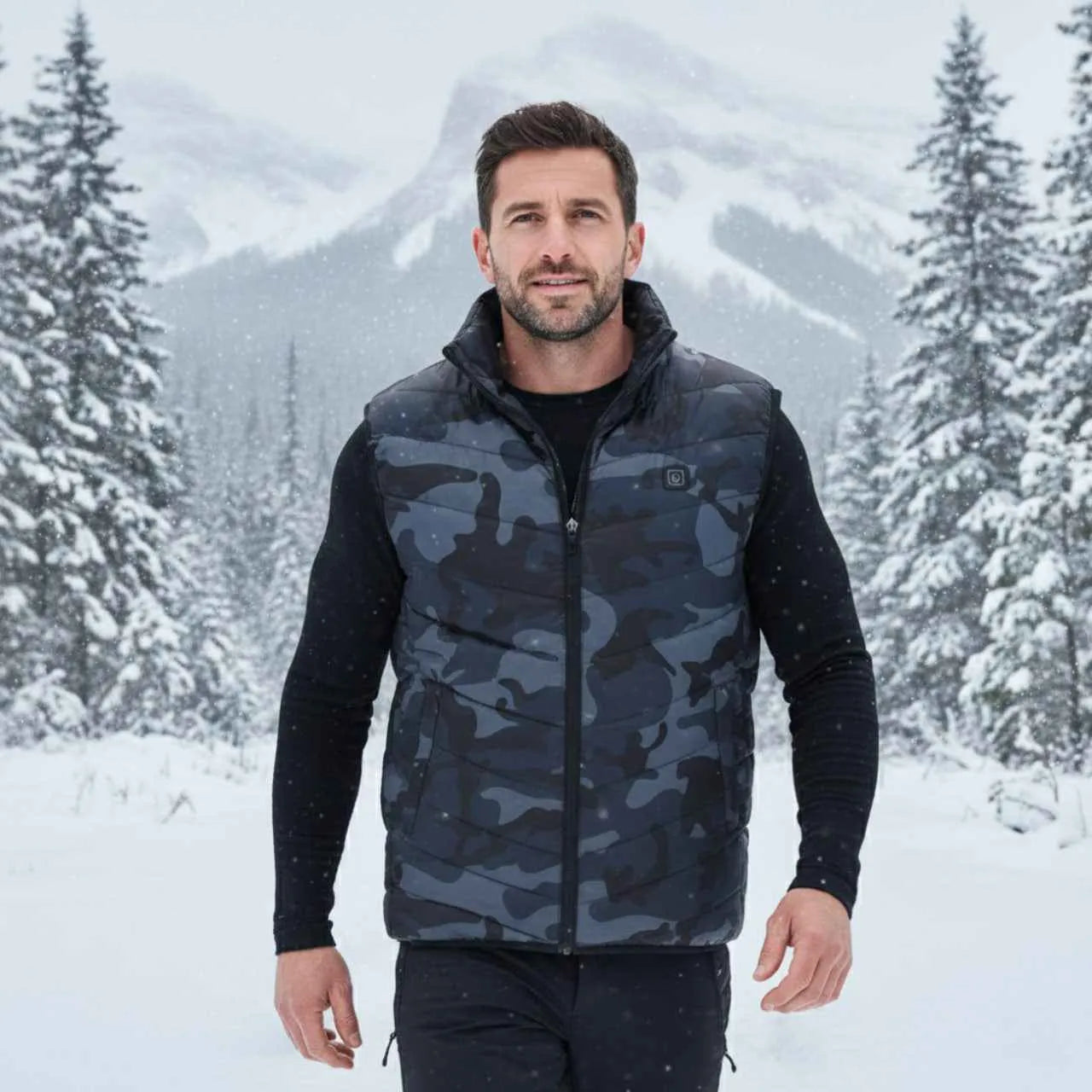 Gilet Chauffant Camouflage