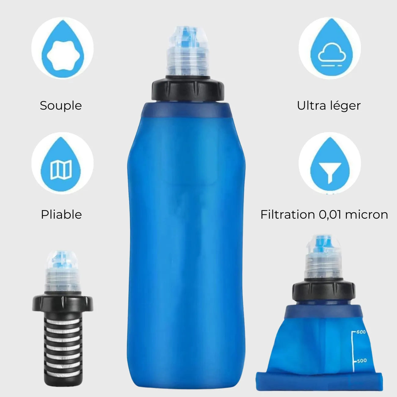 Gourde Filtrante Randonnée
