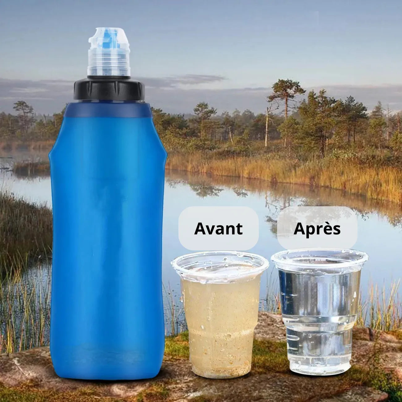 Gourde Filtrante Randonnée