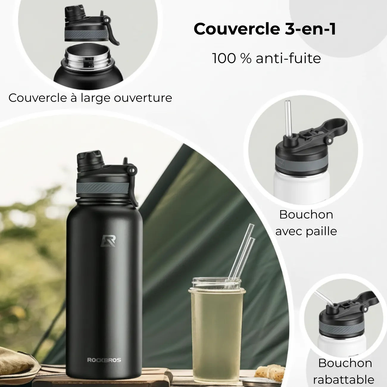 Gourde Isotherme Montagne