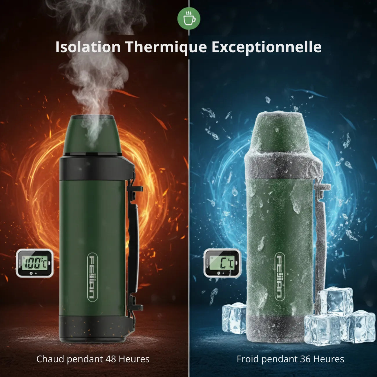 Gourde de Randonnée Grande Capacité