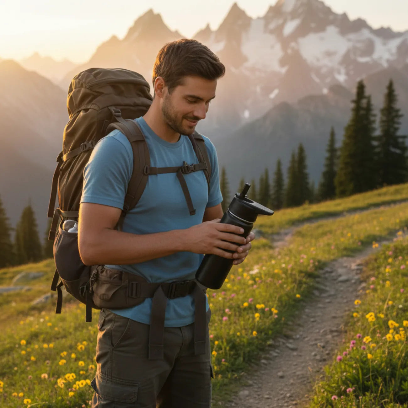 Gourde pour Randonnée Montagne