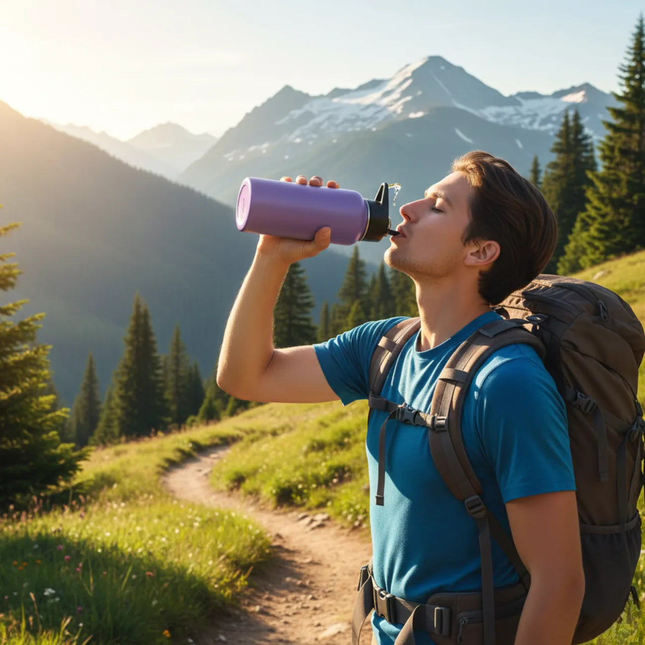 Gourde pour Randonnée Montagne