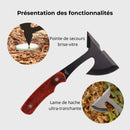 Hachette de Survie en Acier Inoxydable