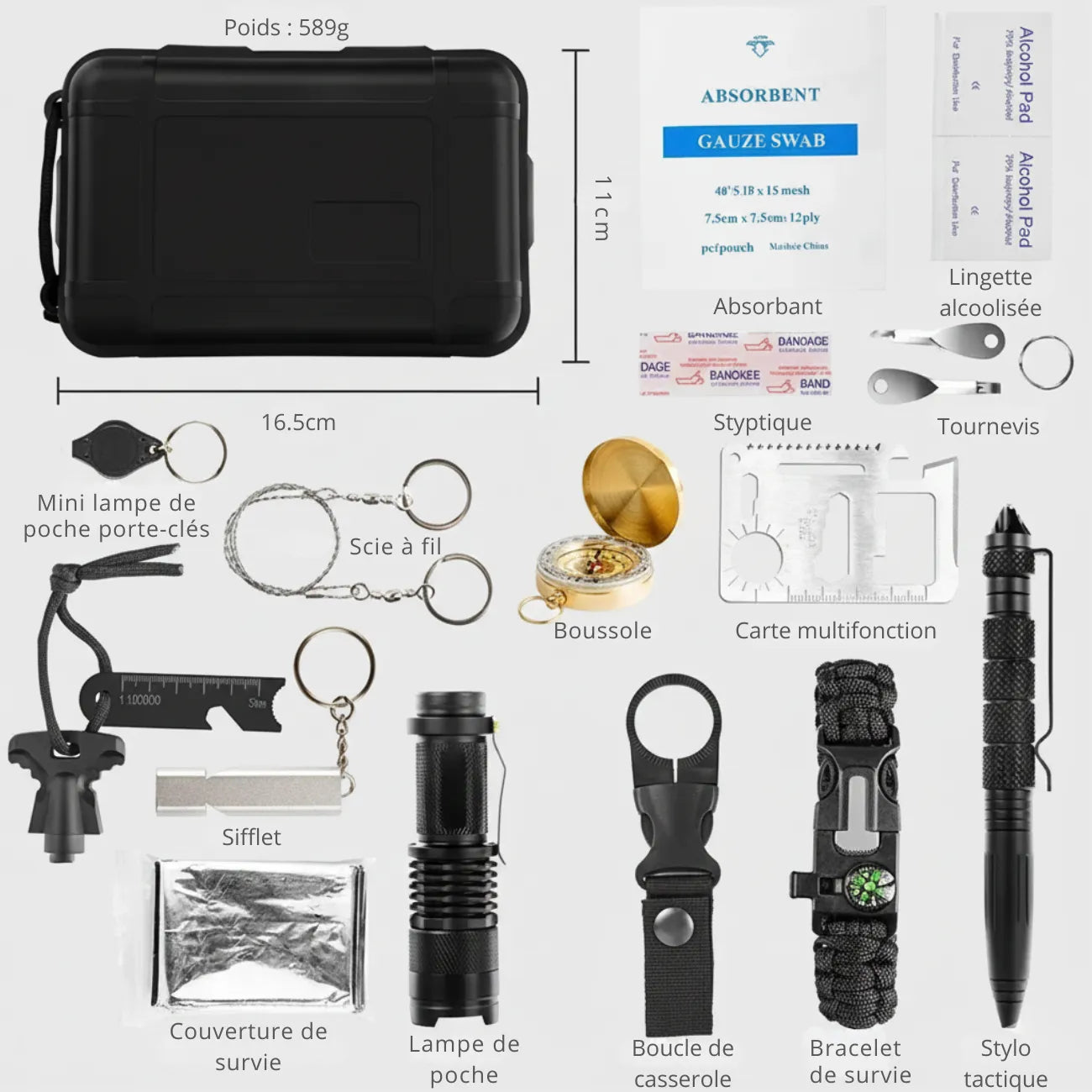 Kit de Survie Camping Premium