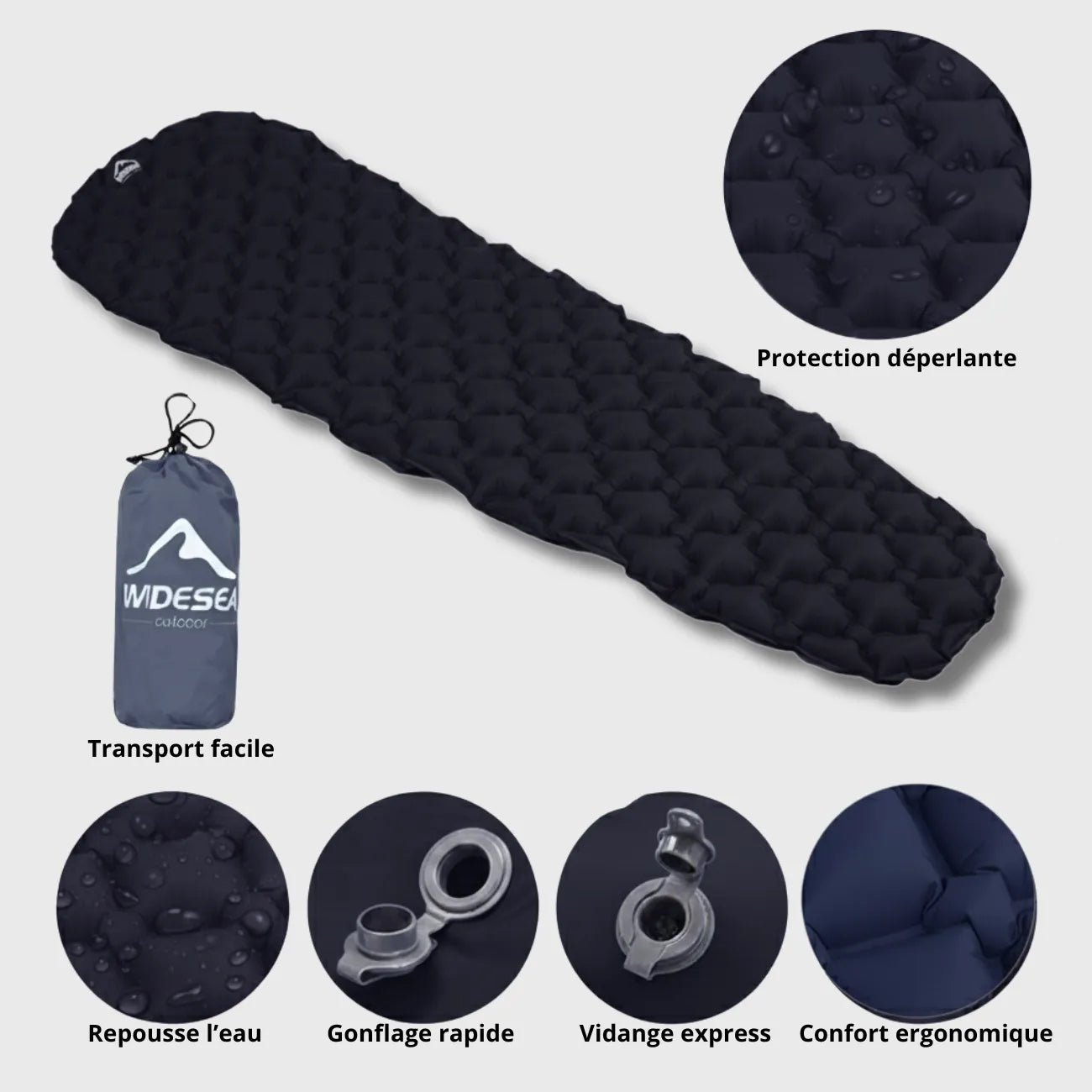 Matelas Camping Gonflable 1 Place