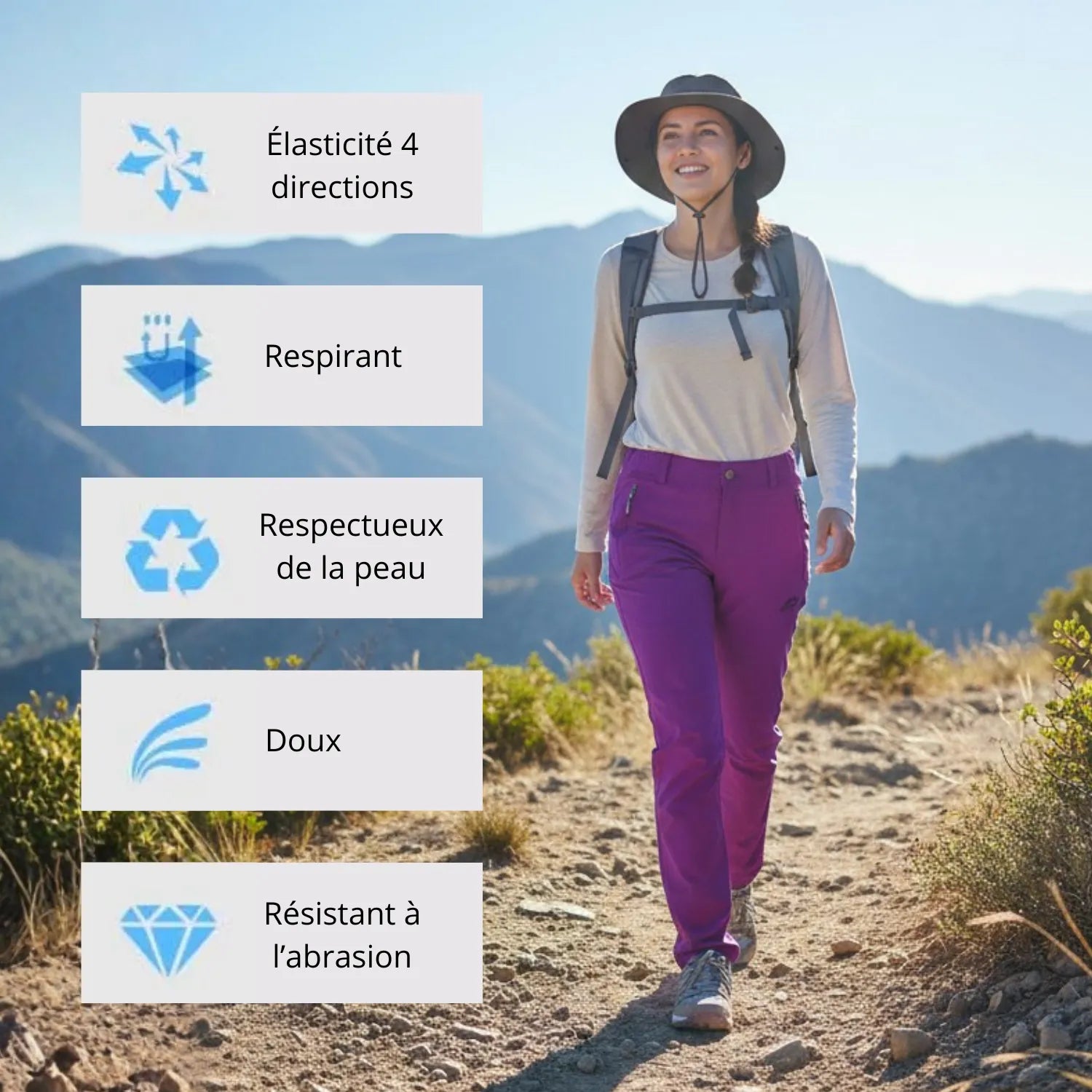 Pantalon Ski de Rando Femme