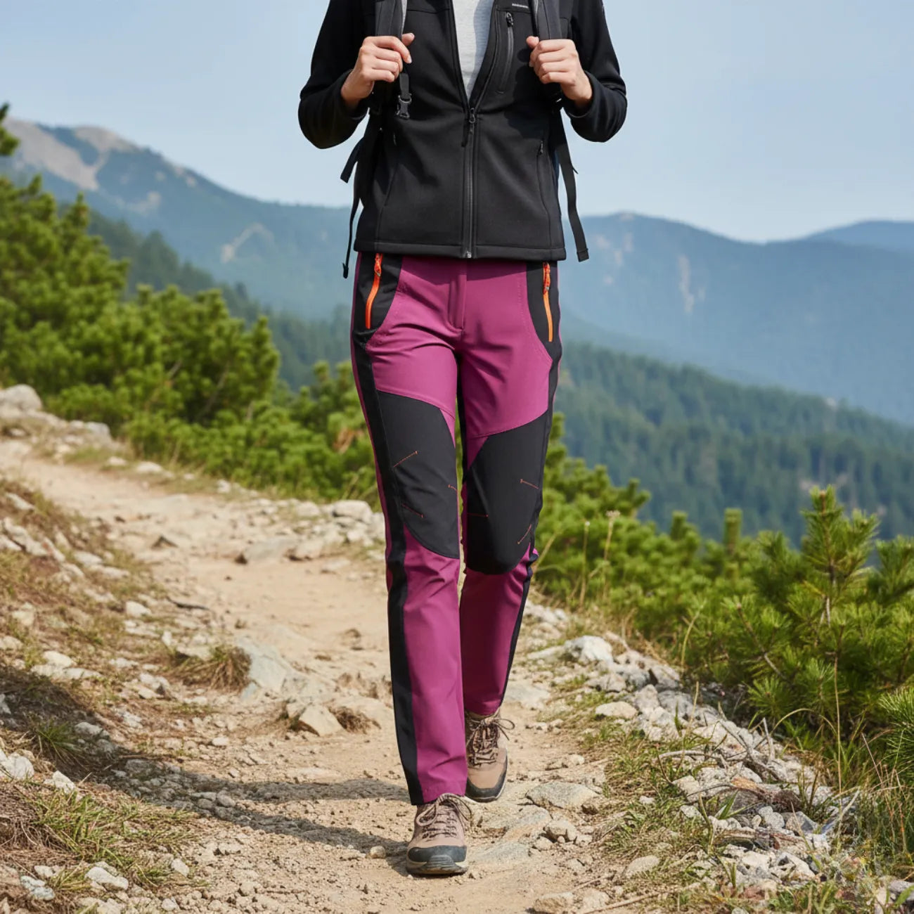 Pantalon de Randonnée Doublé Polaire