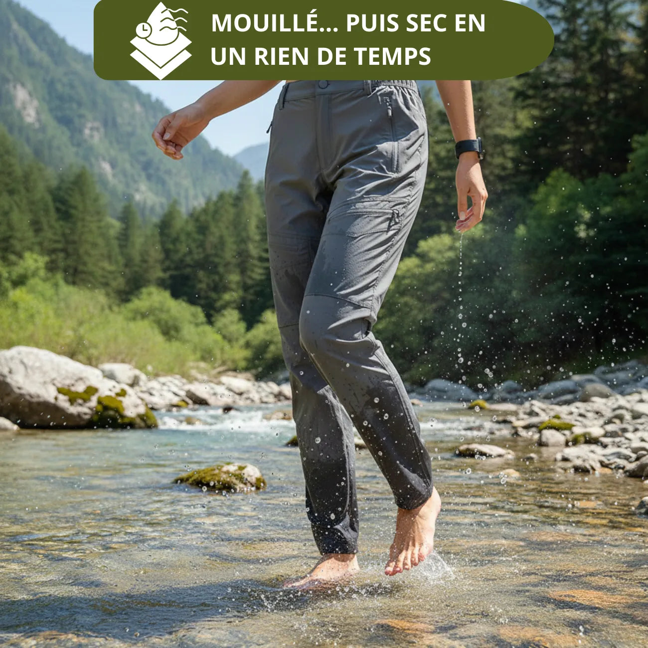 Pantalon de Trekking Impermeable