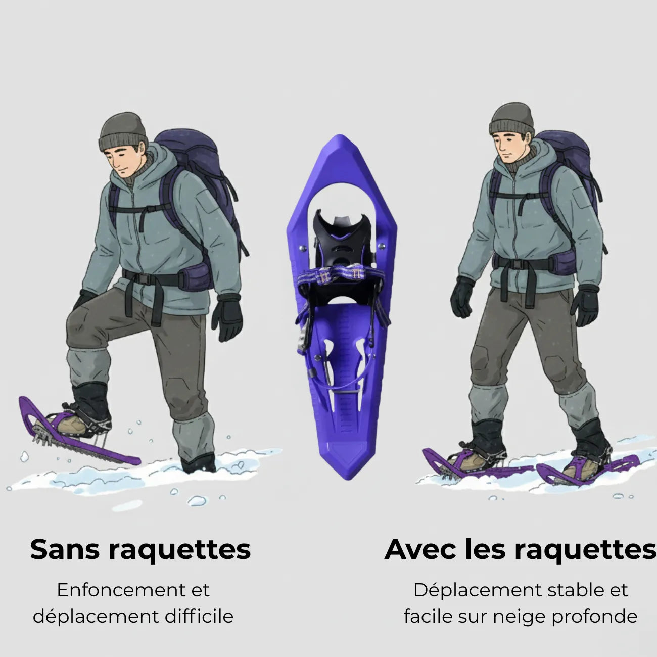 Raquettes à Neige en Plastique