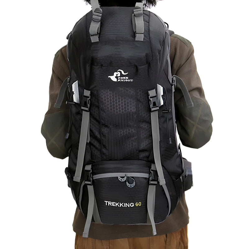 Sac à Dos de Montagne Imperméable 60L | Trekking Randonnée & Montagne