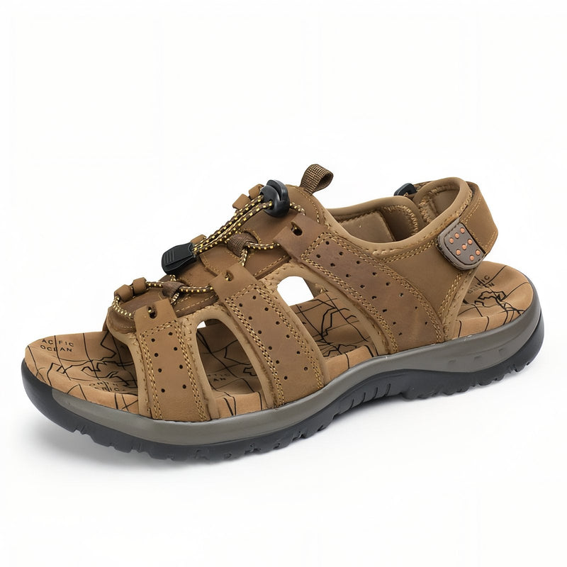 Sandales De Marche Homme Cuir - DTYSTORE
