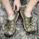 Sandales Randonnée Cuir Homme