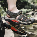 Sandales Randonnée Cuir Homme - DTYSTORE