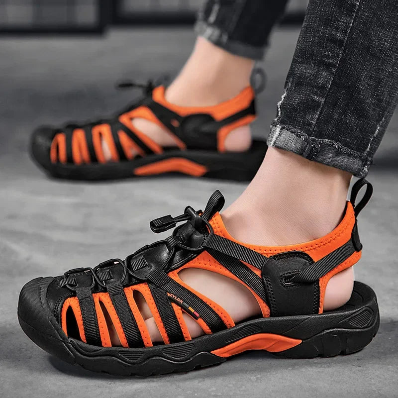 Sandales de Marche en Cuir - DTYSTORE