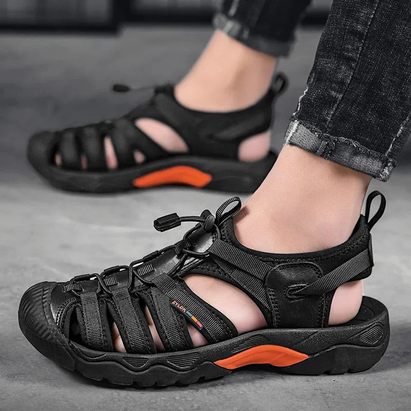 Sandales de Marche en Cuir - DTYSTORE