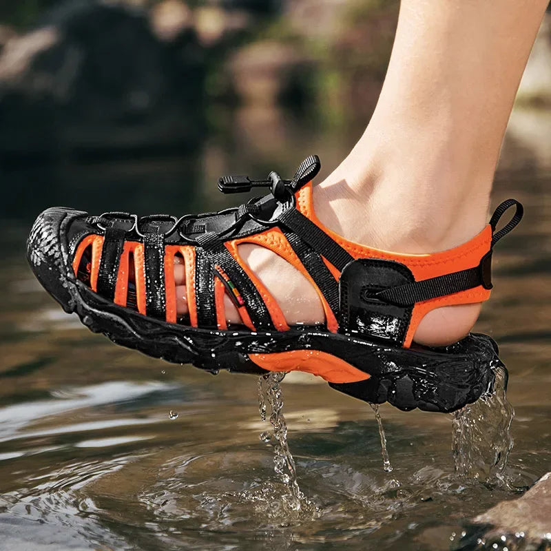 Sandales de Marche en Cuir - DTYSTORE