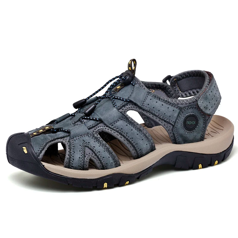 Sandales de Randonnée Homme en Cuir - DTYSTORE