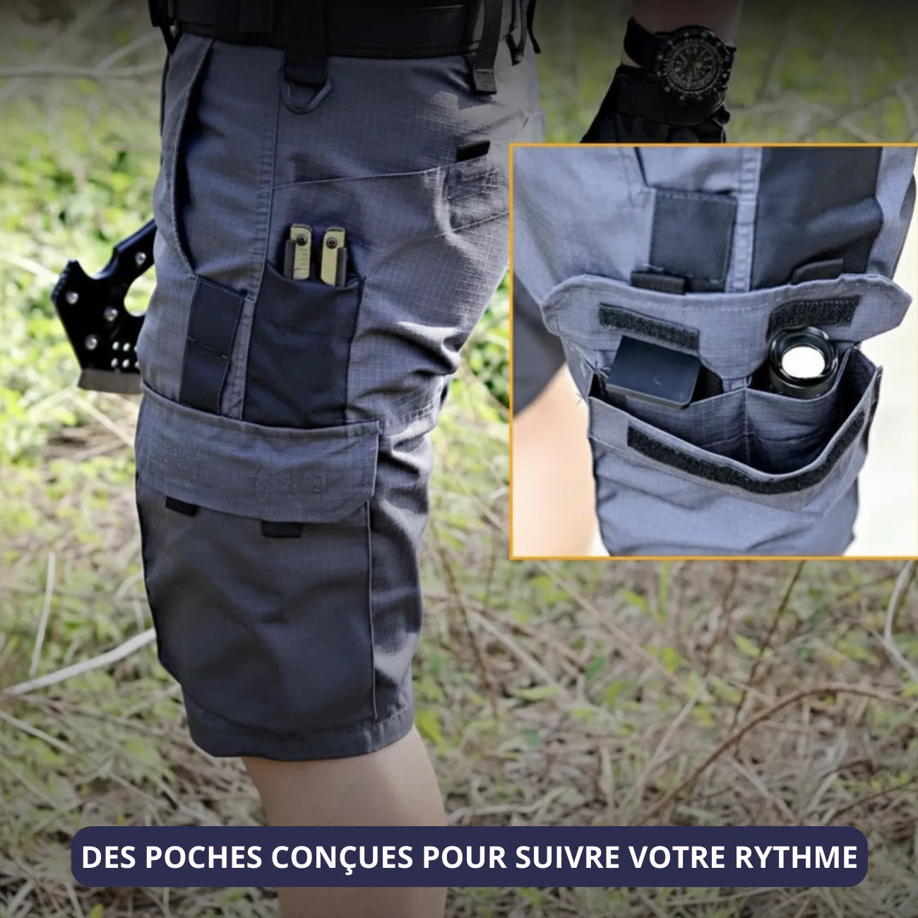 Short Cargo Randonnée Homme