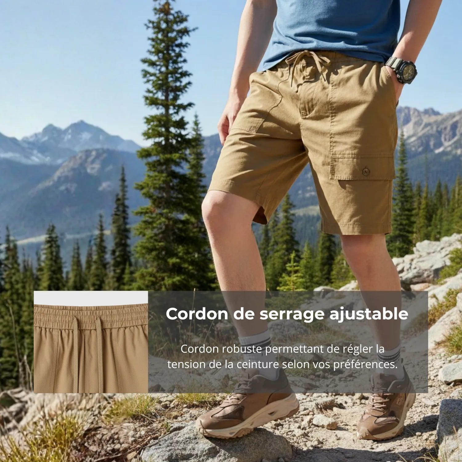 Short Court Randonnée Homme