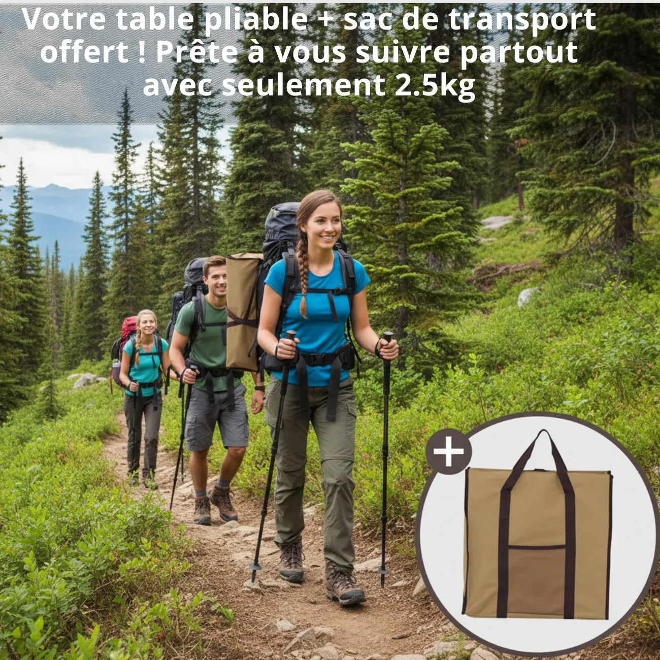 Table Pliante Légère Camping