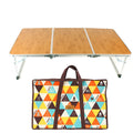 Table de Camping en Bois Pliante - DTYSTORE