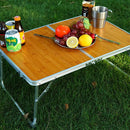 Table de Camping en Bois Pliante