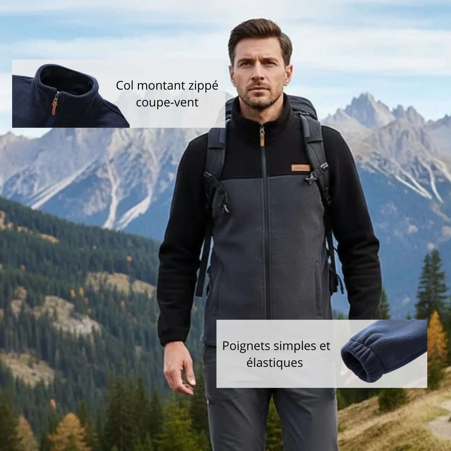 Veste Homme Doublure Polaire