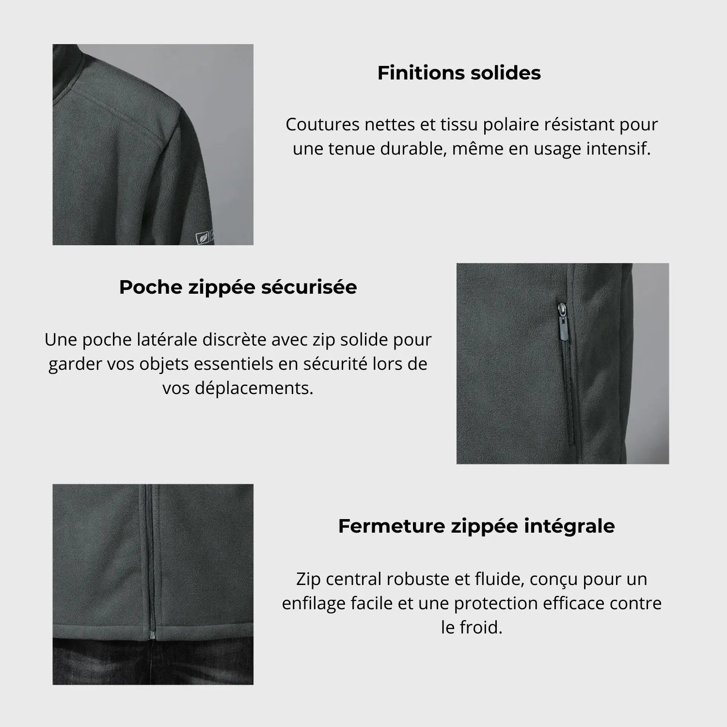 Veste Homme Outdoor Polaire
