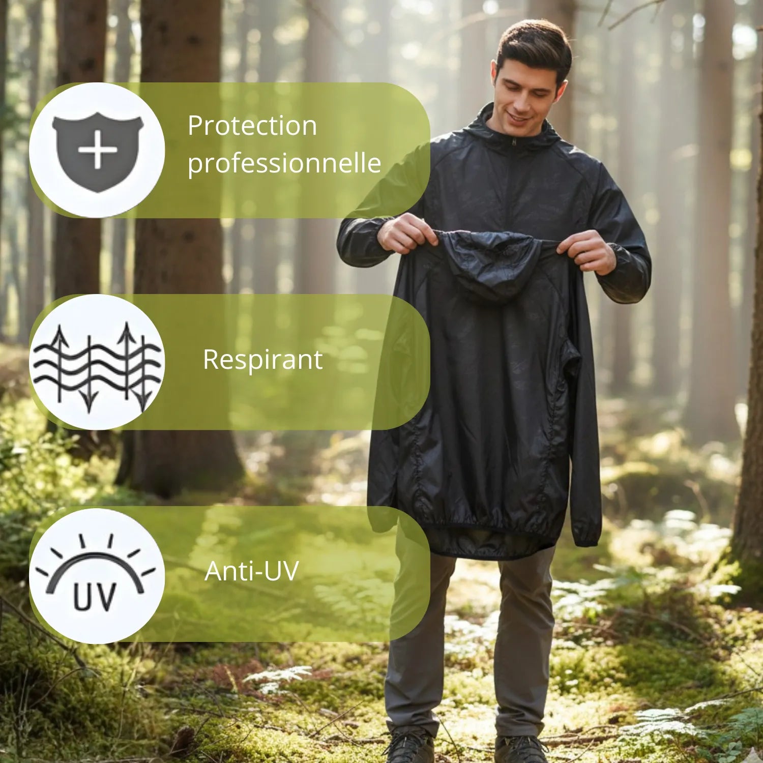 Veste Imperméable Ultra Légère