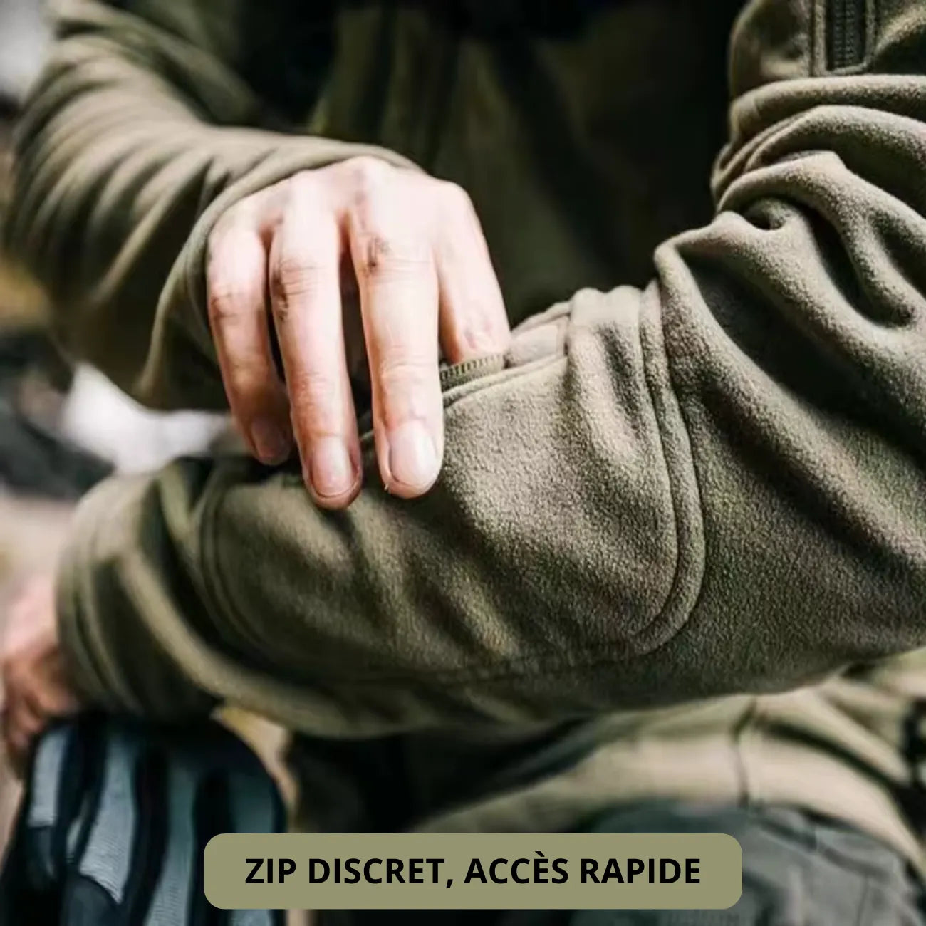 Veste Polaire Homme Zippée