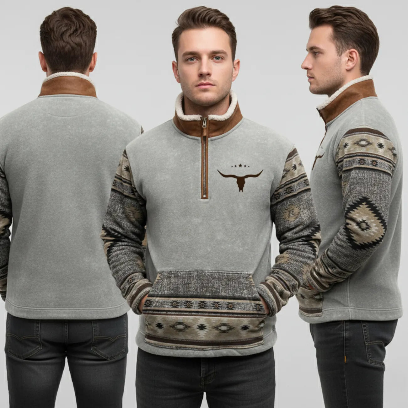 Veste Polaire de Randonnée Imprimée