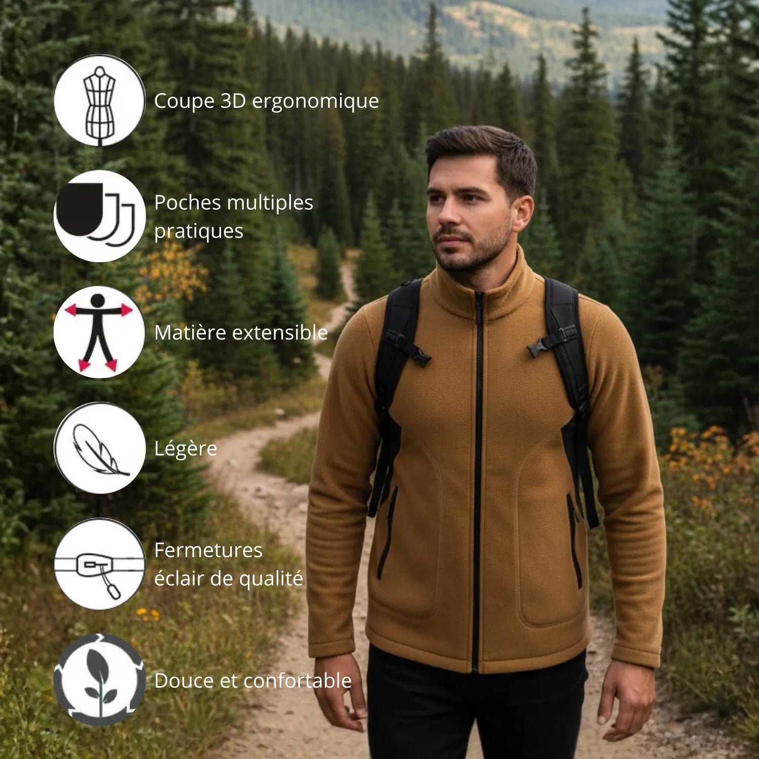 Veste Polaire de Trekking