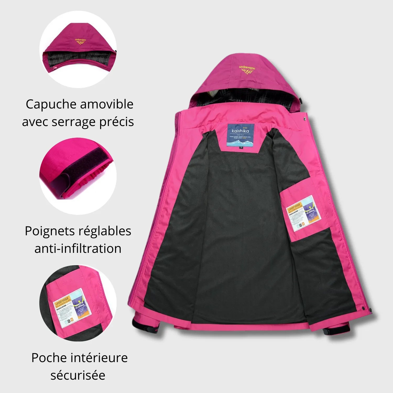 Veste de Pluie de Trekking