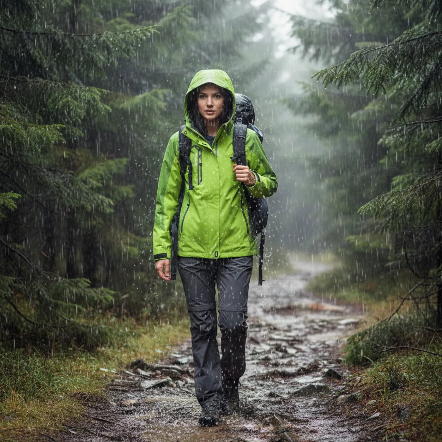 Veste de Pluie de Trekking